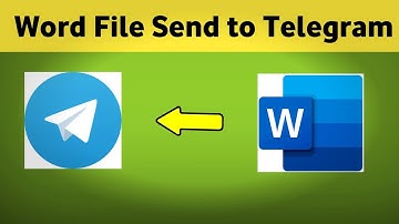 How to send word document to Telegram | send ms word file to Telegram