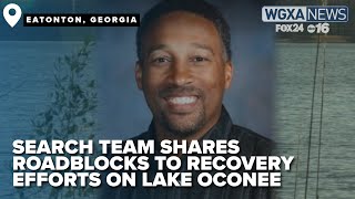 Search challenges highlighted by 'dangerous' trees in Lake Oconee recovery effort