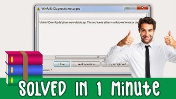 Winrar diagnostic message | File not Extract | Solved