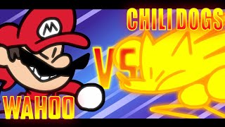 Speedrunner Mario VS Super Sonic (Fight scene from the 2.76M Sub Special)  SOMETHING VERSUS ‍♂