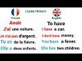 Basic french words and phrases with avoirapprendreanglaislearn englishlearn easy language