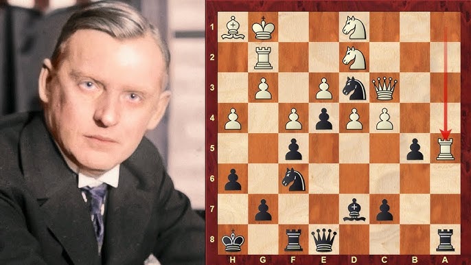 Alexander Alekhine Immortal Game! vs Alan Linnell Fletcher - London 1928  (Chessworld.net) - Amazing 