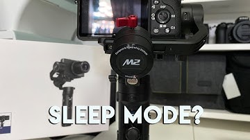 Zhiyun Crane-M2 - How to get out of Sleep Mode & Sony A6500 + Sony FE 28mm F2.0 - Can it balance?