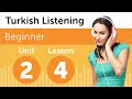 Turkish Listening Practice - Talking About Your Schedule in Turkish