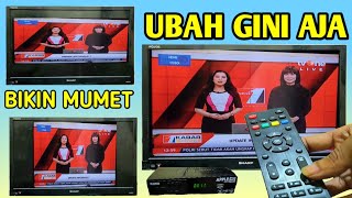 CARA SETTING MENGUBAH UKURAN LAYAR GAMBAR TV DI SET TOP BOX DIGITAL MATRIX screenshot 5