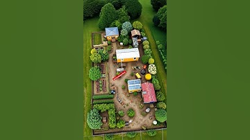 🌽 1 Acre Homestead Backyard Garden Layout – Simple & Productive Design #backyardideas  #diygarden