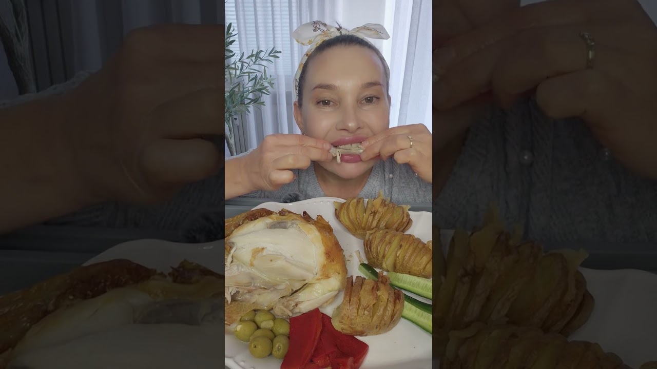 Моя работа/ Отношения с коллегами/Мукбанг/Курица в соли/Картофель с салом