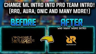 How To Change Mobile Legends intro, rrq