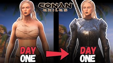 GET the BEST GEAR on DAY ONE | Age of Heroes - Conan Exiles 2025