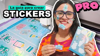 Como iniciar a imprimir y cortar STICKERS con Cricut #printandcut