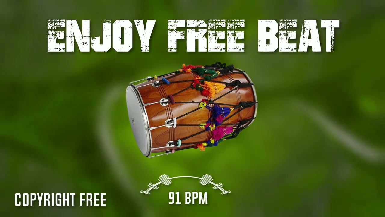Dhol Non Stop Bhangra Beat | Punjabi Bhangra Dhol | Bhangra Folk beat 91 BPM
