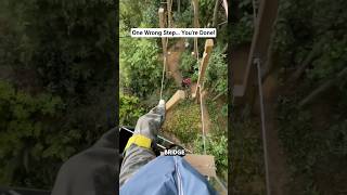 Would You Cross This Dangerous Bridge? 😳 #shorts #shortvideo