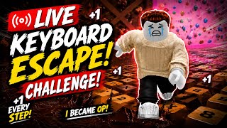 KEYWORD ESCAPE CHALLENGE ROBLOX LIVE 31 💕 ! #roblox #keyboard #shortsfeed