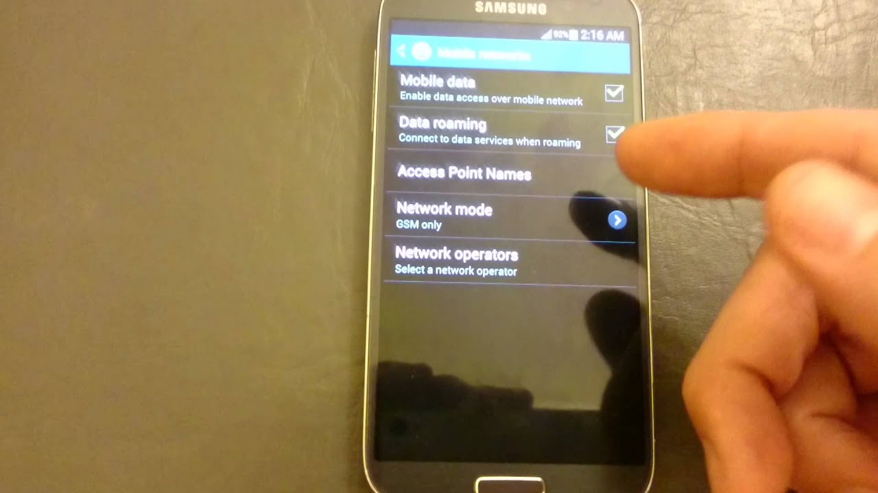 Galaxy S4: HOW TO ENABLE / DISABLE MOBILE DATA (3G, 4G, LTE)