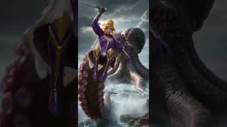 #mlbb #ai Fanny fighting in giant octopus