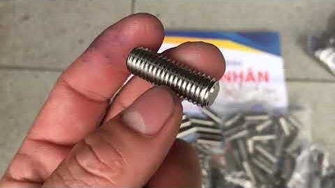 LỤC GIÁ ÂM INOX 201, 304 (DIN 916) - CTY TẬP ĐOÀN PHAN NHÂN