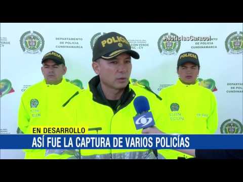 Los ‘trabajitos’ que hacían los 12 policías capturados en Cundinamarca 17 septiembre 2016