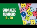 Numbers 0 20 In Sudanese Arabic 