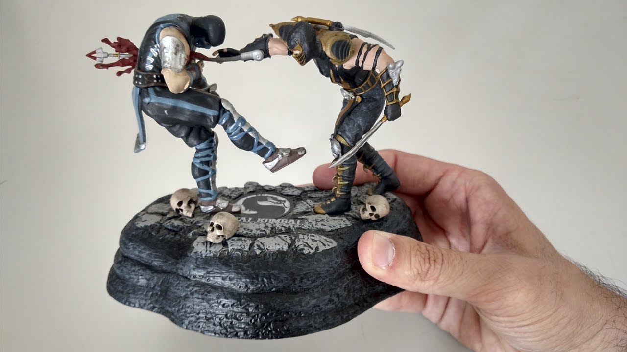 Mortal Kombat - Scorpion vs. Sub-Zero : Fatality! - pvc figures +