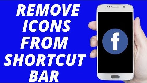 How to Remove Icons From Facebook Apps Shortcut Bar (2021)