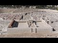 This is what Jerusalem looked like before the Roman destruction in 70 AD (2nd Temple Period)