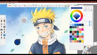 Naruto fan art in Autodesk Sketchbook PC screenshot 5
