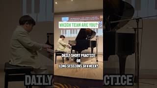 Daily short practice OR Long sessions 3x a week? #practice #piano #practicepiano #shorts #pianist