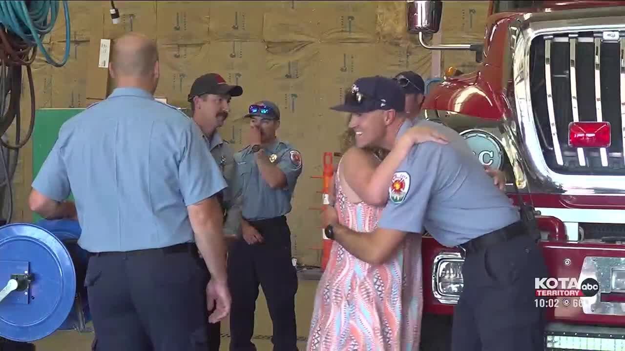 Fatal car crash survivor reunites with the first responders who saved her life