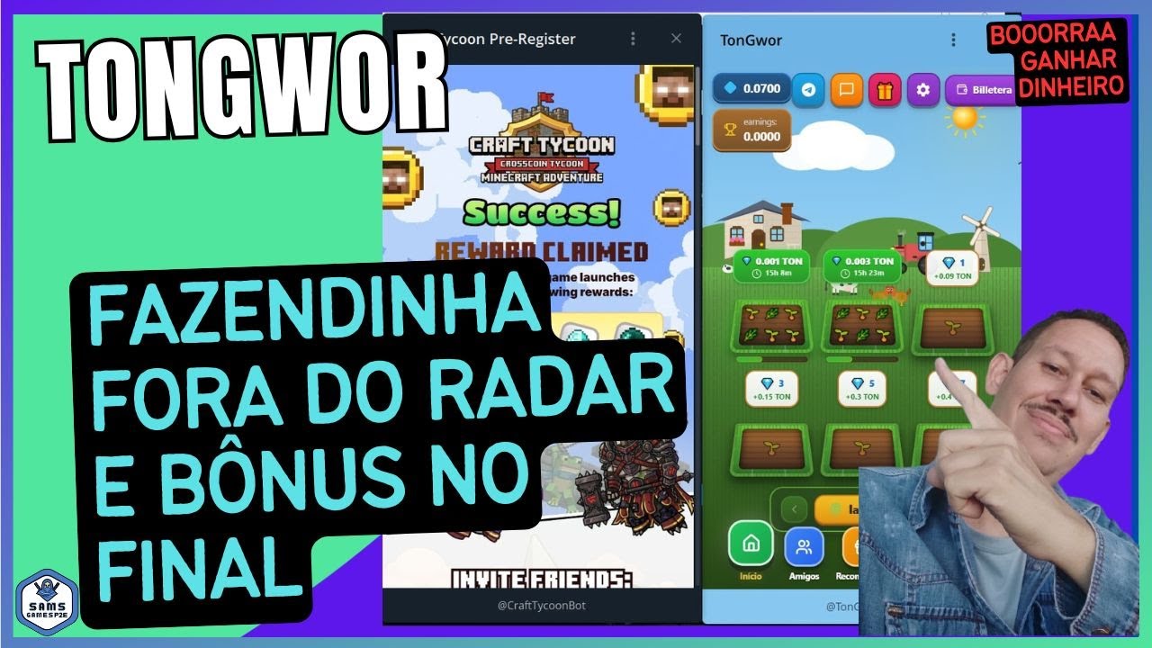 TonGwor Fazendinha Fora do Radar e Bônus No Final do Video