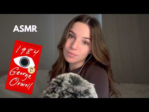 Book Tapping and Touching ASMR | George Orwell 1984