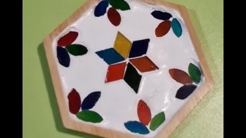 Making of Glass Mosaic Coasters from Home - DIY Mosaic Basics #diy #mosaiccoaster #art #coasterideas