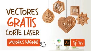 3 Paginas para descargar vectores para corte y grabado láser  GRATIS