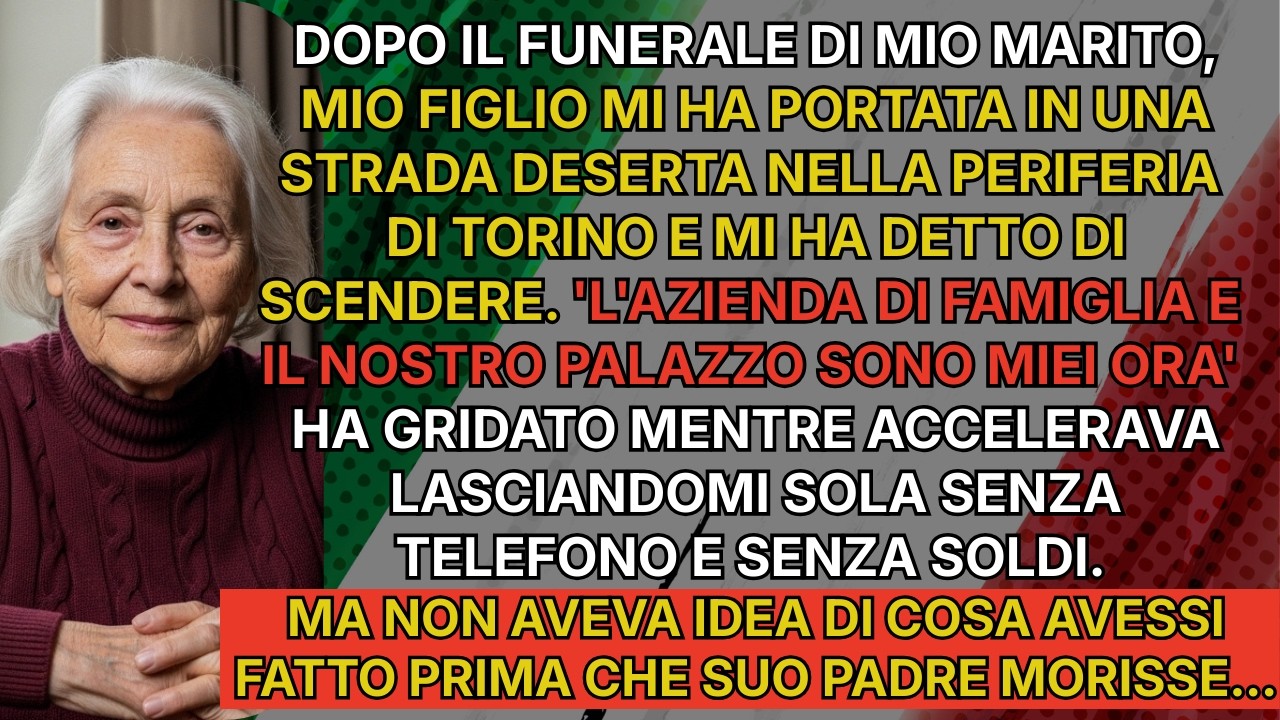 Mio figlio mi ha abbandonata dopo il funerale: 