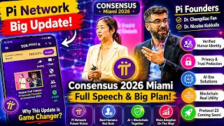 PI NETWORK BIGGEST UPDATE 🔥 Future Revealed at Consensus 2026 😱