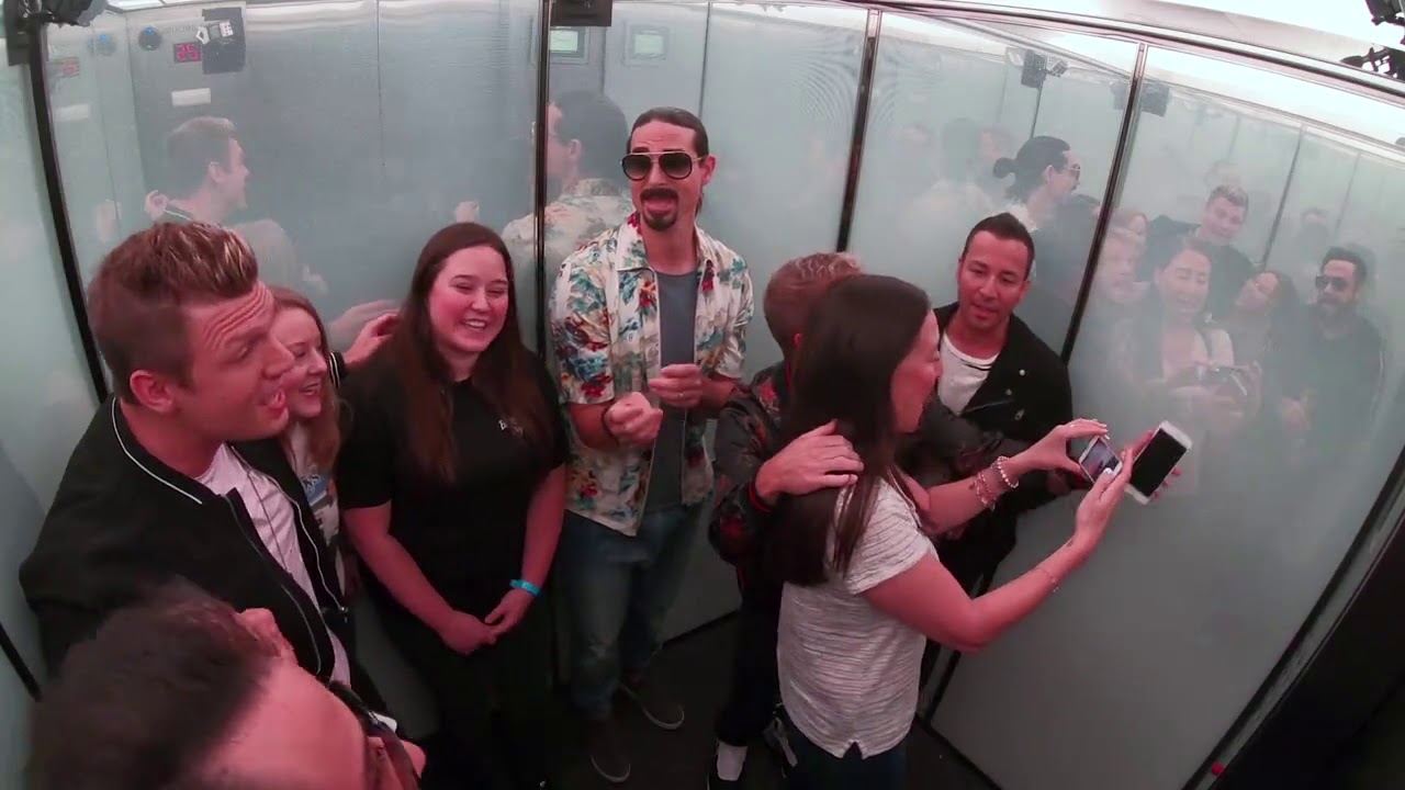 Backstreet Boys Surprise Elevator Singalong YouTube