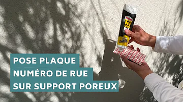 Comment fixer une plaque de rue ?