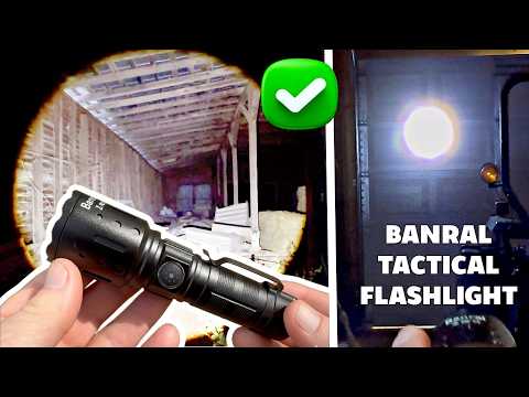 It Turned Pitch Black Night Into DAYLIGHT! (Banral Tactical Flashlight Test)