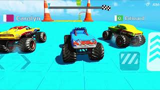 Police Car Monster Truck Extreme Mega Ramp Stunts Game