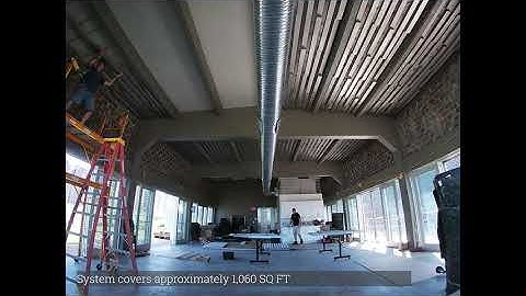 Acoustical Ceiling Panel Install Timelapse