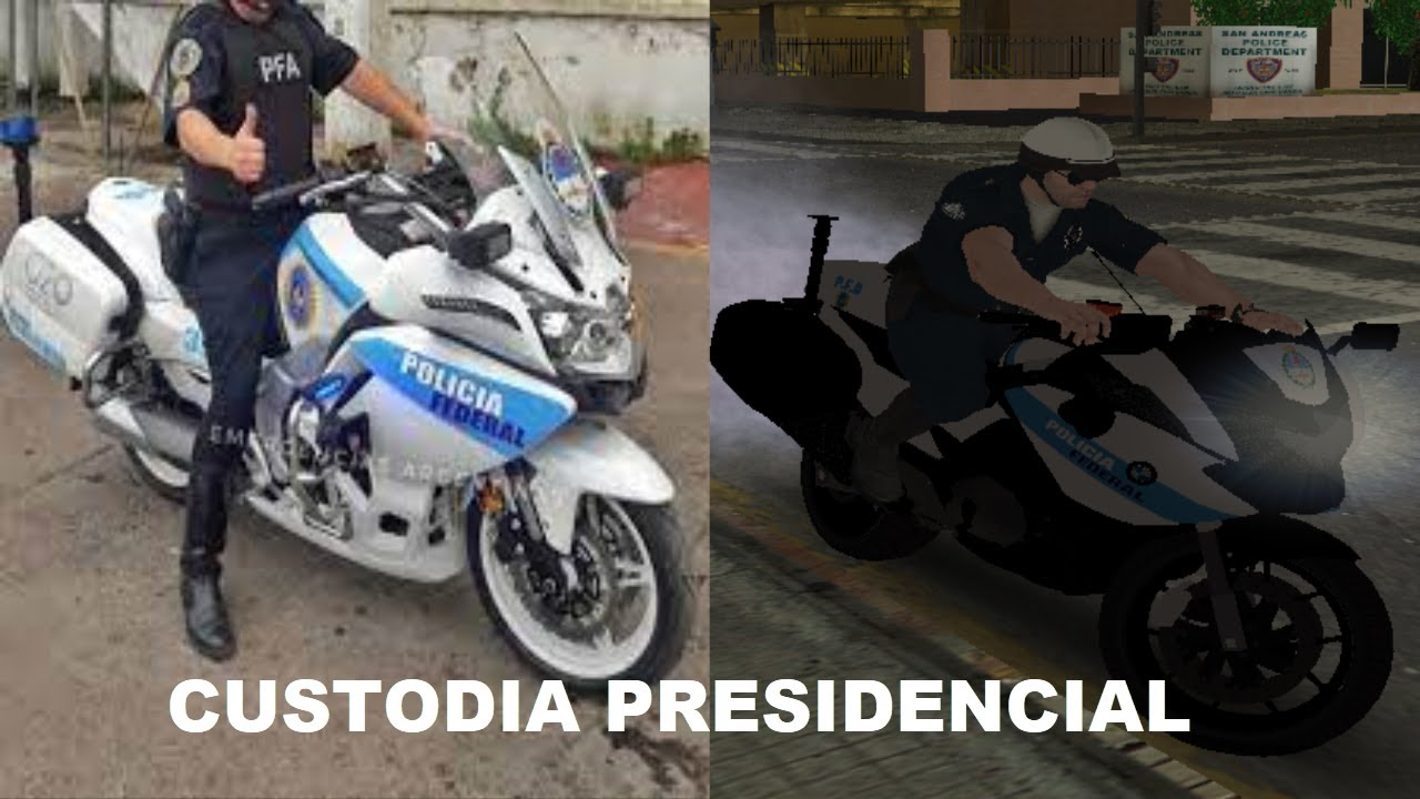 Moto Policia Argentina para GTA San Andreas