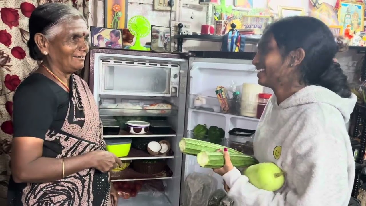 🧿😂பாட்டியும்🤝பேத்தயும்🫶🏻சேர்த்து😘கலகலப்பாக🫂பேசி Fridge Tour பண்றாங்க பாருங்க மக்களே😍🧿