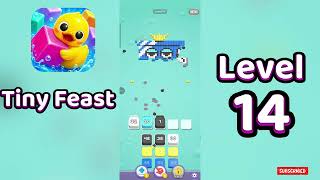 Tiny Feast Level 14 Walkthrough | Satisfying Gameplay | MiniBoss