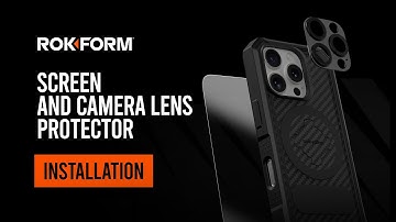 Install Guide: ROKFORM Screen & Camera Lens Protectors