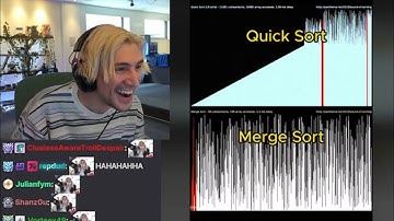 xQc Reacts to Sorting Algorithms