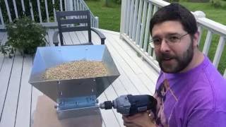 How to mill FRESH homebrew grains for beer - Brew in a bag (BIAB)