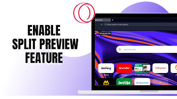 HOW TO ENABLE LUCID MODE SPLIT PREVIEW FEATURE ON OPERA GX