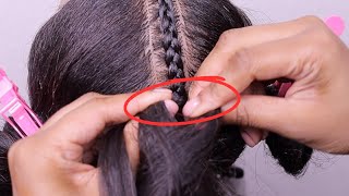CORNROW Tutorial For Visual Learners (Step-By-Step) | Overhand and Underhand Method Explained!