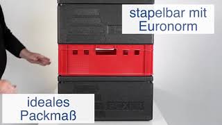 Thermo Future Box Boxer 42 L Thermobox Stapelbar Mit Gängigen Stapelkästen Und Idealem Packmaß