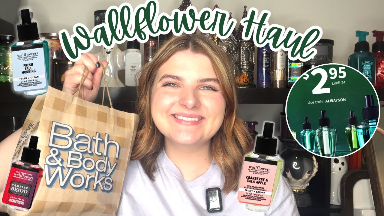 $2.95 Fall Wallflower Haul | Bath and Body Works - YouTube