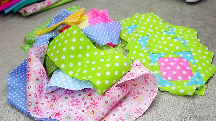 Sewing Patchwork Pillowcase With Scraps Fabric | Patchwork For Beginners